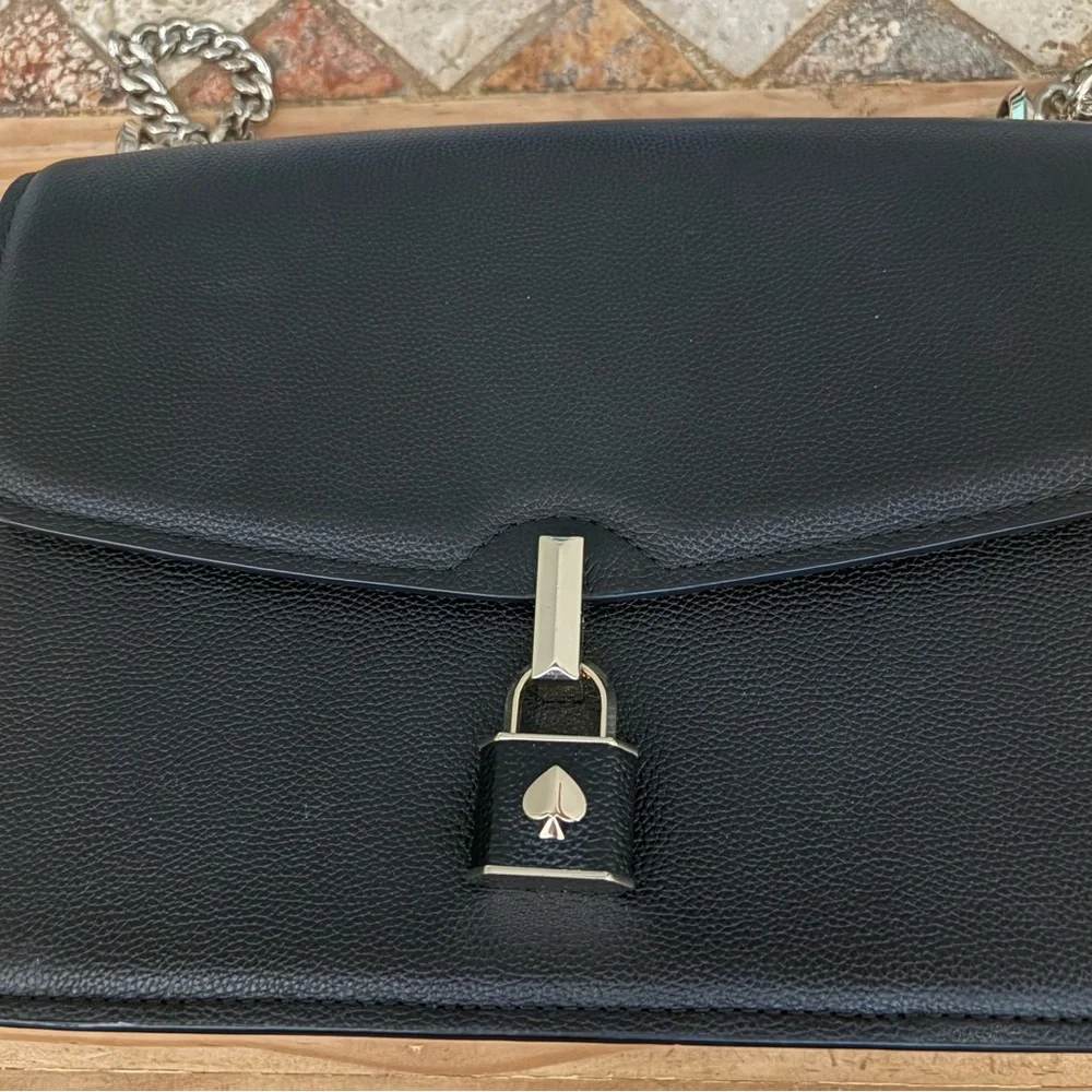 Kate Spade Locket Large Flap shoulder bag purse - Picture 5 of 8